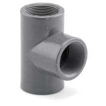 Te 90o PVC Presión Roscado 21/2 – Conexión de PE