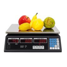 Balanza Digital Electronica Frutera Comercio Hasta 40kg Con Bateria De Seguridad