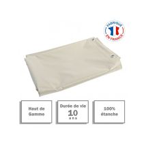 Tecplast - Copertura Pergola In Pvc 680 Gr/m² Avorio 3 X 3 M - Pr1445