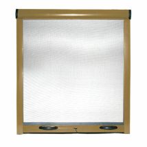 Zanzariera A Rullo Avvolgibile Riducibile Con Frizione Finestra Kit Zanzariere 60 X 150 Cm Oro