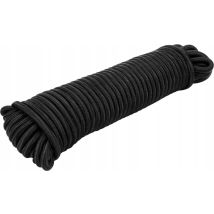 Corda elastica nera intrecciata 8 mm x 15 m – TOYA