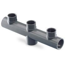 Colector De 3 Vías Encolar Hidroten Diámetro: Ø63 Mm