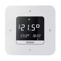 Theben Ramses 812 Top3 Termostato Orario Digitale Programma Settimanale, 230 V, Versione Di Rete, App, Display, 8120200
