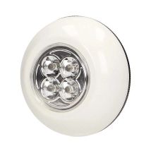 Orno - Lámpara De Noche Led Con Batería 3xaaa, Luz Nocturna Portátil Para Dormitorio, Pasillo O Área De Descanso, Iluminación Suave Y Eficiente