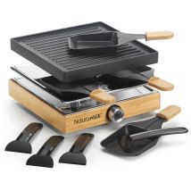 Raclette Para 4 Personas 750w + Grill - Racwood4 Naturamix