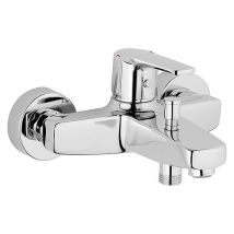 Aufputz-wannenmischer Heinrich Schulte Alpha 300, Ausladung 161 Mm, Chrom - Z059406-00010