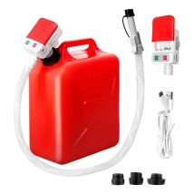 Pompe À Transfert De Carburant Automatique Avec Arrêt Auto – Tuyau Extra-long De 130 Cm, Débit De 9 L/min, Alimentation Par Batterie Ou Usb, 3 