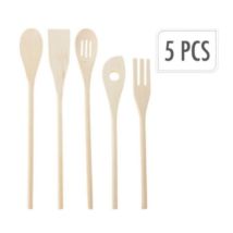 Utensilios Cocina Madera 5 Piezas