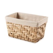 Panier De Rangement Naturel Taille S - Compactor - 28.5 X 18.5 X H.16.5 Cm - Naturel Et Blanc