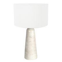 Anne Lighting - Lámpara De Mesa - Travino - Crema Blanco - Piedra