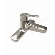 Roca Malva Deck Mounted Chrome Finish Modern Style Single Lever Bath Filler Tap