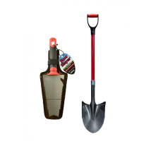 Rootslayer Pack - Schwarz - Erwachsene - Handgeführter Rootslayer + Rootslayer Randschaufel - Garten - Kohlenstoffstahl - 360°-griff