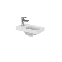 Cersanit - Moduo - Lavamani 40 Cm, Con Troppopieno E Foro Per Miscelatore, Bianco K116-016