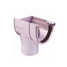 Bajada Exterior Izquierda Gris Pvc Canalón Ferroplast Canalon: 25ø