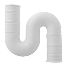 Siphon Caoutchouc Artic Flexible Blanc 40x40 Mm