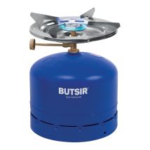 Fornello da campeggio Destroyer Bottiglia Blu Ø23x7cm – Potenza 2400W – Consumo 188g/h – Butsir