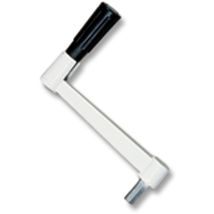 Manivela para torno blanco 06128001 – Accesorio para persiana enrollable – Materiales duraderos – Acabado blanco