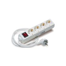 Mehrfachsockel Mit 4 Steckdosen, Schalter, Kabel 1,4 M, 806605 Tayg
