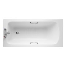 Armitage Shanks Sandringham 21 1500 X 700mm 2th Antislip Bath With Grips (inc Leg Set)