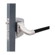 Serrure Anti-panique Argent 4 Trous Mont.f.40-60mm Profil Locinox