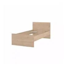 Furniture To Go - Giroletto Singolo 'naia' Effetto Quercia 90x190 Cm