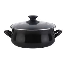 Cacerola Black Tapa Vidrio 20 Cm Magefesa