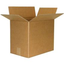 Faltkarton 2-wellig Maße 390x250x330mm Qualität 2.20bc Braun Transpak
