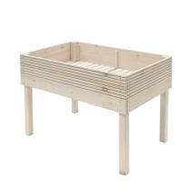Holz Hochbeet Frieda Grau 119x75x79 Cm - Westmann