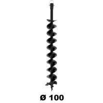 Suricut - Gt Garden Profi Erdlochbohrer Pfahlbohrer Pfostenbohrer Ersatzbohrer Für Erdbohrgerät, Stahl, Durchmesser 100mm
