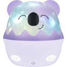 Kabelloses Musiknachtlicht - Bigben - Koala - 360° Projektions - 13 Filme - 8 Melodien - Fernbedienung - Usb-c Batterie
