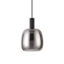 Ideal Lux – lampada a sospensione COCO-1 SP – 7W, 3000K, metallo verniciato nero, diffusore acrilico e vetro fumé