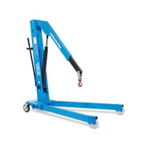 Omcn - Gruetta Idraulica A Carrello Pieghevole Gp10/de Con Pompa A Due Velocità - Portata 1000 Kg, Gp10/de=1000 Kg