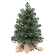 Pinetto H60cm Con 78 Rami Pvc E Base In Juta