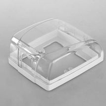 Wasserdichtes Kunststoffgehäuse Für Wandschalter, Türklingel, Klappdeckel Für Den Heimgebrauch (transparent)