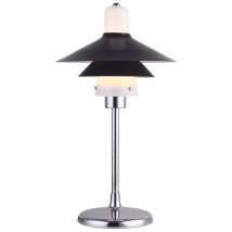 Lámpara De Mesa Lumineca Hon 25x55 Cm Café