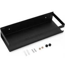 Étagère Douche Acier Inoxydable Flottante D’angle (30,5 Cm), Murale, Noir, Pour Salle De Bain/cuisine