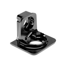 Peka - Soporte Lateral Zamak Pk2 Con Taladro Ø6mm Espesor 18-19 Acabado Níquel Oscuro