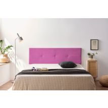 MOONIA Gepolstertes Kopfteil Aqualine 160x50x5 cm – Rahmen aus Kiefernholz – Höhe 50 cm – Stärke 5 cm – Flüssigkeitsabweisend