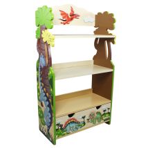 Fantasy Fields - Dinosaur Unito Mano Artigianale Bambini Libreria In Legno Td-0069a