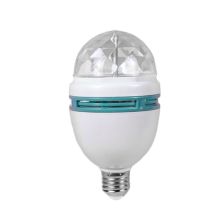 Ampoule Led Rgb Rotative Multicolore Party Bulb E27 Connection Coloured Light 3w