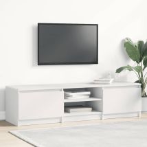 Bonnevie - Tv-schrank, Tv-lowboard, Tv Möbel, Fernsehschrank Weiß 140×40×35,5 Cm Holzwerkstoff Nmks26138