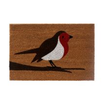 Wadiga – Robin Doormat – Durable Natural Coir – PVC Backing – Stylish Design for Home Entrance