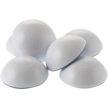 Fermaporta Rotondo, Autoadesivo, 32 Mm, Beige, 6 Pezzi - Secotec