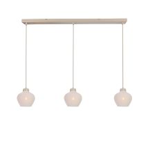 Anne Lighting - Lámpara Colgante - Travino - Crema - Lino Metal