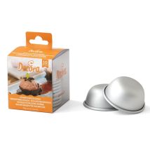 Moule À Pâtisserie En Aluminium, Hémisphérique, 5 Cm / 10 Pièces. Decora