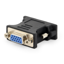 Gembird D-sub A 15 Pin (db-15) Femmina Dvi Maschio Nero