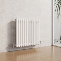 Heilmetz - Traditional Radiator Central Heating Rads Radiator 2 Column Horizontal White 600 × 605mm