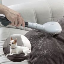 Cepillo para aspiradora Smoovah InnovaGoods – Cepillo para perros – Materiales: Plástico, Silicona – Blanco