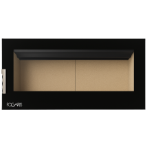 Fogaris Estufa De Leña Insertable 100 - Modelo Almara Panoramico Cristal 19kw
