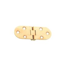 6 X Bl Cerniera A Biscotto C/fermo Ottone 2 Pz